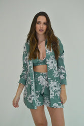 Green Pajama Set Dolce Vita - Pajamas - ADARA WOMEN - Small--ADARA WOMEN