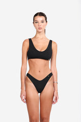 Stardust Bikini Set, Scoop Top, High Cut - Low Rise Bottom