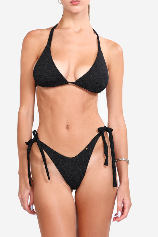 Stardust Triangle Bikini Set - Halter String Adjustable