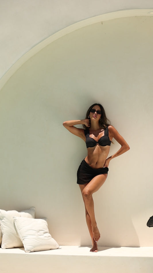 Tulum Bikini Top Black
