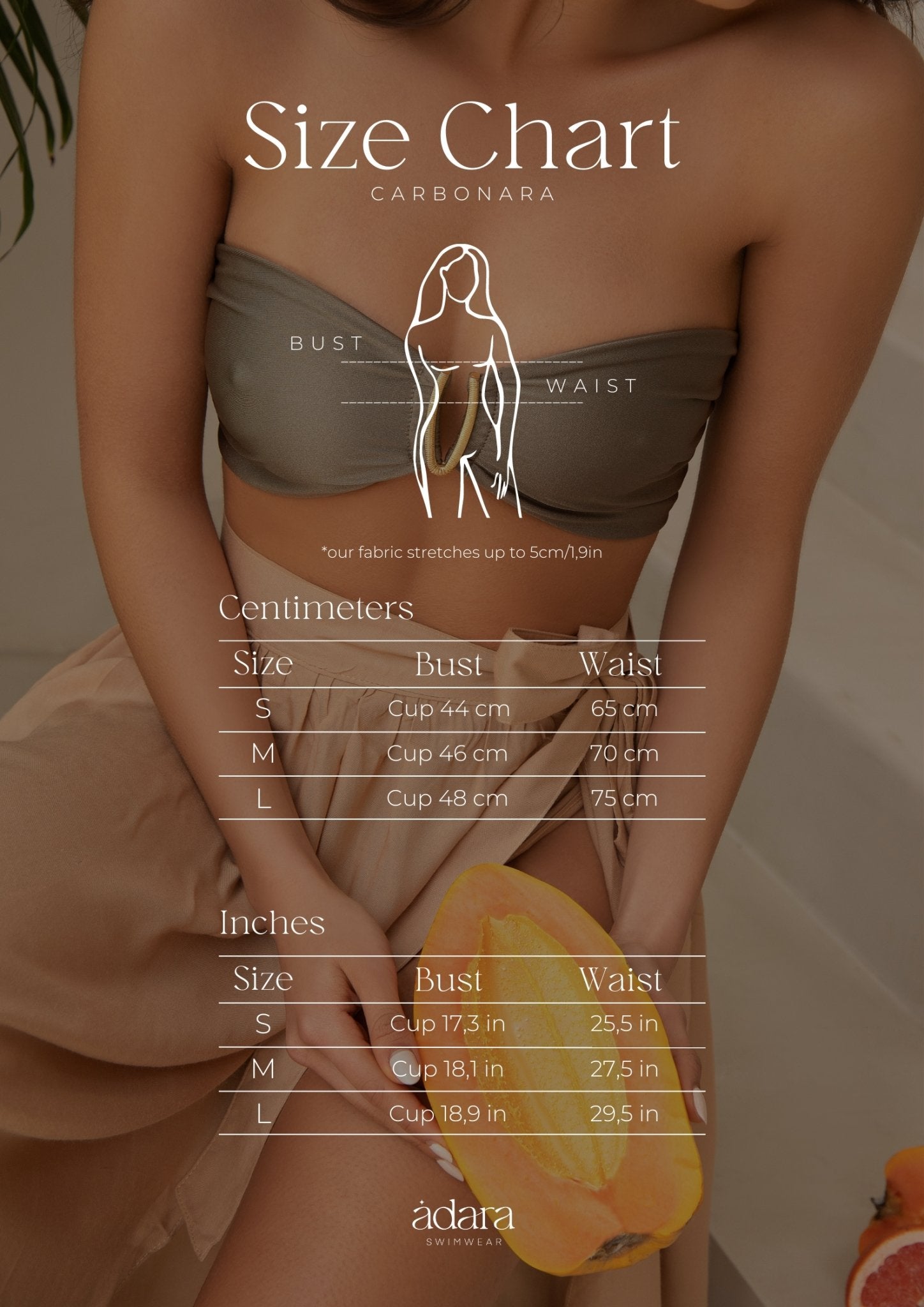 Carbonara Green Bandeau Bikini Top - Bikini Swimsuit Top Bottom Sexy Bathingsuit - Adara Swimwear - Small--Adara Swimwear