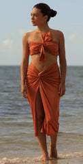 Cartagena Set Top and Skirt (Pre Order Now) - Swimwear - Adara Swimwear - One Size (small to Large)--Adara Swimwear