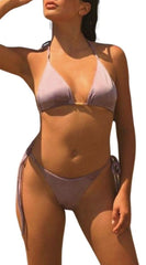 Lovely Tanning Bikini two piece Set - Bikini Set Swimsuit - Adara Swimwear - Green-L-Adara Swimwear