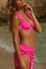 Pre- orden Short Skirt Tulum pink - Adara Swimwear - --Adara Swimwear