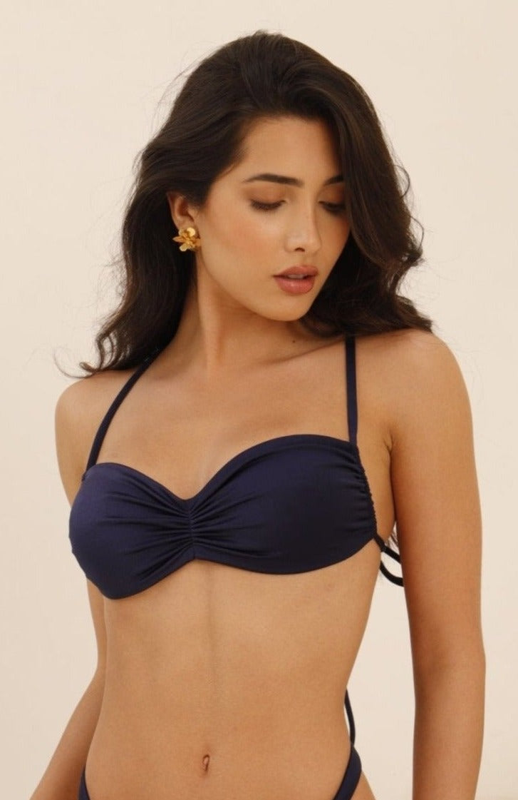Trevi Bandeau Blue Bikini - Swimwear - adara swimwear - Small--ADARA WOMEN