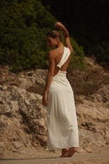 Tulum Cover Up dress Ivory - Resortwear - Adara Swimwear - One Size--Adara Swimwear